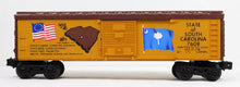 Load image into Gallery viewer, Lionel 7608 State of South Carolina Boxcar Bicentennial Spirit of 76 1974-76 O