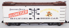 Load image into Gallery viewer, LGB 4070 Budweiser Beer Woodside Reefer Refrigerator Car G gauge Bud C-6