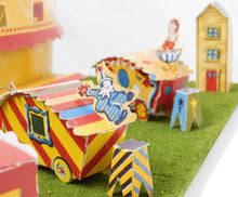 Load image into Gallery viewer, American Flyer Circus Assembled Cutouts Diorama of Set 5002T Landscaped +Tickets