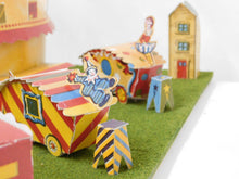Load image into Gallery viewer, American Flyer Circus Assembled Cutouts Diorama of Set 5002T Landscaped +Tickets