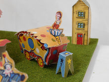 Load image into Gallery viewer, American Flyer Circus Assembled Cutouts Diorama of Set 5002T Landscaped +Tickets