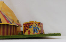 Load image into Gallery viewer, American Flyer Circus Assembled Cutouts Diorama of Set 5002T Landscaped +Tickets