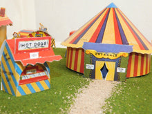 Load image into Gallery viewer, American Flyer Circus Assembled Cutouts Diorama of Set 5002T Landscaped +Tickets