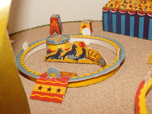 Load image into Gallery viewer, American Flyer Circus Assembled Cutouts Diorama of Set 5002T Landscaped +Tickets
