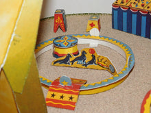 Load image into Gallery viewer, American Flyer Circus Assembled Cutouts Diorama of Set 5002T Landscaped +Tickets