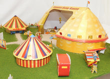 Load image into Gallery viewer, American Flyer Circus Assembled Cutouts Diorama of Set 5002T Landscaped +Tickets