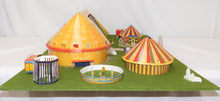 Load image into Gallery viewer, American Flyer Circus Assembled Cutouts Diorama of Set 5002T Landscaped +Tickets
