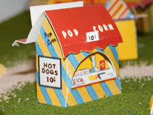 Load image into Gallery viewer, American Flyer Circus Assembled Cutouts Diorama of Set 5002T Landscaped +Tickets
