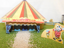 Load image into Gallery viewer, American Flyer Circus Assembled Cutouts Diorama of Set 5002T Landscaped +Tickets