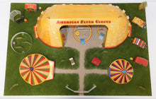 Load image into Gallery viewer, American Flyer Circus Assembled Cutouts Diorama of Set 5002T Landscaped +Tickets