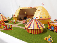 Load image into Gallery viewer, American Flyer Circus Assembled Cutouts Diorama of Set 5002T Landscaped +Tickets
