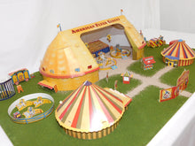 Load image into Gallery viewer, American Flyer Circus Assembled Cutouts Diorama of Set 5002T Landscaped +Tickets