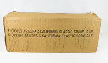 Load image into Gallery viewer, K-Line K-689103 & K-689104 Arizona California Boom & Crane car 1997 TCA C-8