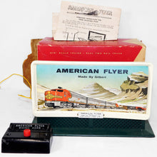 Load image into Gallery viewer, American Flyer #561 Diesel Horn Billboard Sound w/button BOXED 1950s Santa Fe C7