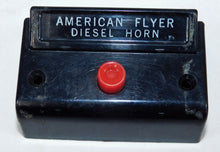 Load image into Gallery viewer, American Flyer #561 Diesel Horn Billboard Sound w/button BOXED 1950s Santa Fe C7