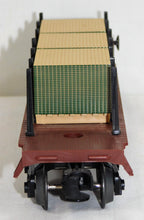 Load image into Gallery viewer, Lionel Trains 6-16386 Southern Pacific Flatcar w/ stacked lumber sheets load C-8