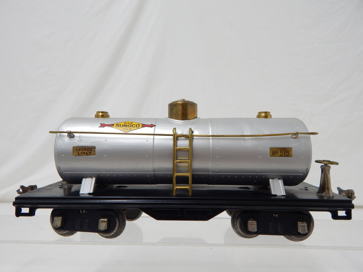 Lionel Trains 515 Standard gauge Tank Car Sunoco Oils A+ Repaint Prewa