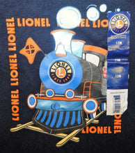 Load image into Gallery viewer, Lionel Trains Navy Blue Toddler Long Sleeve T-shirt Steam Engine Infant Steam