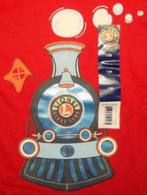 Load image into Gallery viewer, Lionel Trains Red Long Sleeve T-shirt Steam Engine Infant / Toddler Choo Choo