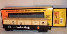 Load image into Gallery viewer, MTH 30-72009 Canadian Pacific Gondola w/ Crate Load CP 344397 Beaver logo O /027