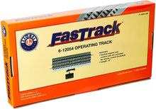 Load image into Gallery viewer, Lionel 6-12054 Fastrack Operating Track Section Remote Control O gray roadbed