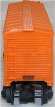 Load image into Gallery viewer, Lionel 6014-85 Frisco Boxcar in CRISP Hagerstown Box 1969 Orange w/Blue print

