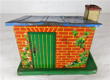 Load image into Gallery viewer, Meccano Hornby Tin Litho Small Cottage or Plate Layers Hut Shed O 027 toy train
