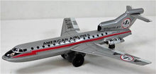 Load image into Gallery viewer, Vintage American Airlines 727 Astro Jet N1970 Tinplate friction appr 9&quot; JAPAN
