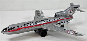 Vintage American Airlines 727 Astro Jet N1970 Tinplate friction appr 9" JAPAN