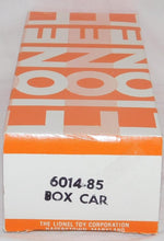 Load image into Gallery viewer, Lionel 6014-85 Frisco Boxcar in CRISP Hagerstown Box 1969 Orange w/Blue print
