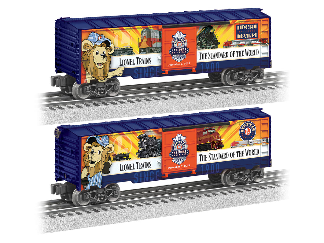 Lionel 2428490 National Train Day Boxcar 2024 JUST IN C10 Two diff sides Limited