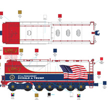 Load image into Gallery viewer, Lionel 2731550 Trump America 250 Vision Line BIG BOY with Oil Tender LIMITED RUN of 50
