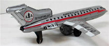 Load image into Gallery viewer, Vintage American Airlines 727 Astro Jet N1970 Tinplate friction appr 9&quot; JAPAN
