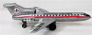 Vintage American Airlines 727 Astro Jet N1970 Tinplate friction appr 9" JAPAN