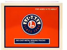 Load image into Gallery viewer, Lionel 6-14078 Die Cast Sprung Trucks w/couplers O gauge 3rail PAIR NIB
