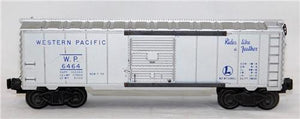 Lionel 6464-1 Western Pacific Boxcar WP 1953-54 Silver w/ Blue print W/BOX NICE