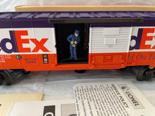 Load image into Gallery viewer, Lionel Train 6-19835 Federal Express Animated Boxcar FedEx Operating 3464X Ogaug
