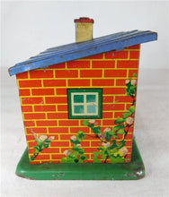 Load image into Gallery viewer, Meccano Hornby Tin Litho Small Cottage or Plate Layers Hut Shed O 027 toy train
