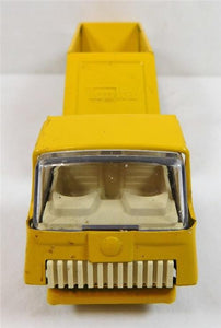 Tonka 655 Pressed Steel Truck + Bottom Dump trailer 9.25" Vintage 1970s Tiny CLEAN