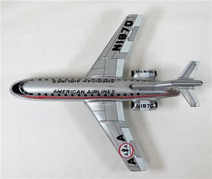 Vintage American Airlines 727 Astro Jet N1970 Tinplate friction appr 9" JAPAN