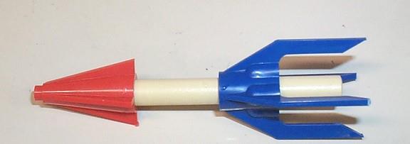 American Flyer Rocket red white & blue for S / HO launcher / transport Repro