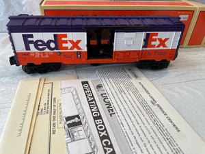 Lionel Train 6-19835 Federal Express Animated Boxcar FedEx Operating 3464X Ogaug