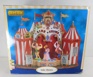 LEMAX 64492 Carnival Side Shows Circus Performers Animated Sound Light 2006 WRX