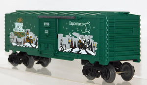 Lionel 6-16270 Heritage Village Department 56 Boxcar 1996 Christmas C-9 O Green 9796