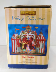 LEMAX 64492 Carnival Side Shows Circus Performers Animated Sound Light 2006 WRX