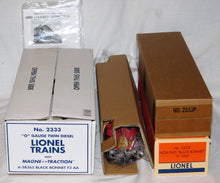 Load image into Gallery viewer, Lionel 6-38365 Santa Fe Black Bonnet F3 AA Diesel set Archive 2333 C-9 +carton
