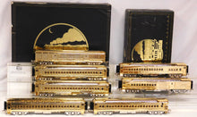 Load image into Gallery viewer, MTH 20-4029 + 20-4129 Millennium GOLD O Gauge 7car 70' Madison Passenger Set NYC
