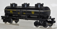 Load image into Gallery viewer, Lionel 6-6314 Baltimore &amp; Ohio Triple Dome Tank Car Railroad B&amp;O 1986 black O
