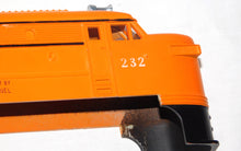 Load image into Gallery viewer, Lionel 232 New Haven A Alco Diesel w/BLACK PILOT/Apron 1962 Runs Scarce INTERESTING

