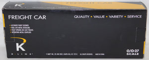 K-Line K621-44622 VIRGINIAN Smooth side Hopper w/coal load Car# 2201 blue/yellow